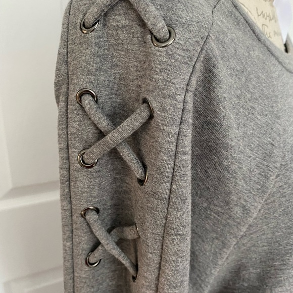 COPY - Size 1 Torrid Woman’s French Terry Sweatshirt Dress (like New) only trie… - Picture 3 of 5